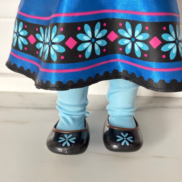 DISNEY Store ELSA Animators Collection Frozen Toddler Doll 15" Blue Dress Shoes - Picture 5 of 13